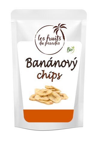 Banánový chips neslazený BIO 150 g LES FRUITS DU PARADIS