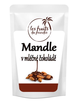 Mandle v mléčné čokoládě 500 g LES FRUITS DU PARADIS