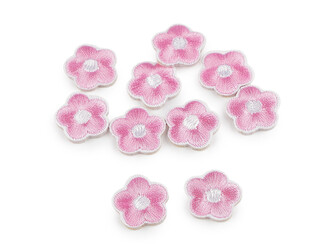 Nažehlovačka květ - 10 ks - 2 růžová sv.