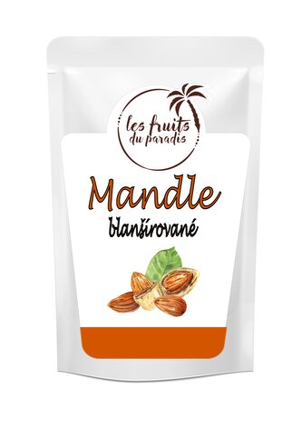 Mandle blanšírované 500 g LES FRUITS DU PARADIS