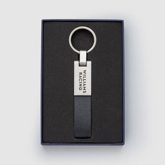 Williams Racing týmová klíčenka kožená