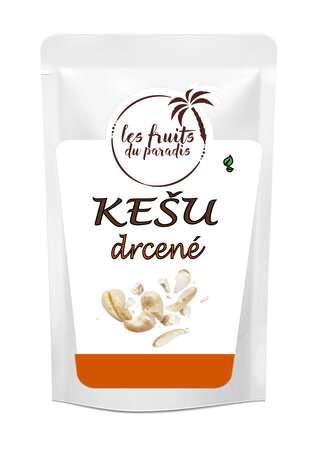 Kešu drť LWP velké kousky 1 kg LES FRUITS DU PARADIS