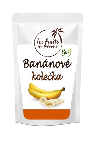 Banánová kolečka RAW BIO 500 g LES FRUITS DU PARADIS