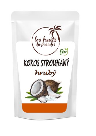 Kokos medium strouhaný BIO 1 kg LES FRUITS DU PARADIS