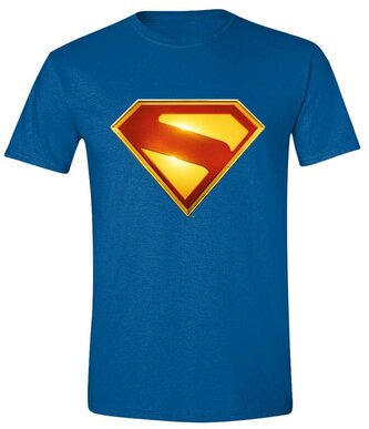 Pánské tričko DC Comics|Superman: Hlavní logo (M) modrá bavlna