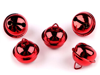 Rolničky Ø20 mm - 50 ks - 4 červená