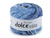 Pletací žinylková příze Dolce Vita 150 g - 1 ks - 3 (3410) modrá nebeská