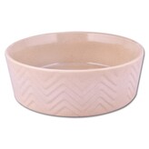 Keramická miska Zig Zag 18cm písková 1,2l