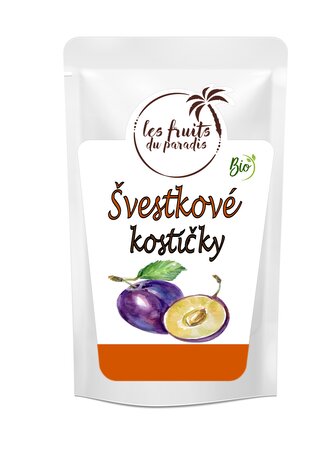 Švestky kostičky BIO 200 g LES FRUITS DU PARADIS