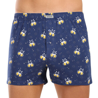 Pánské trenky Andrie modré (PS 5754 blue) 3XL