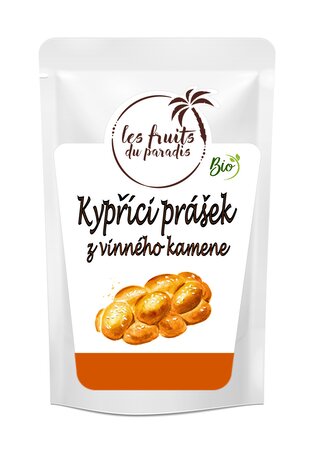 Kypřící prášek z vinného kamene BIO 1 kg LES FRUITS DU PARADIS