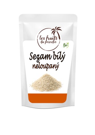 Sezam bílý neloupaný BIO 1 kg LES FRUITS DU PARADIS