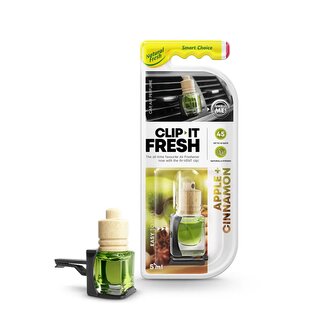 Clip it fresh - Osvěžovač vzduchu s klipem Apple & Cinnamon