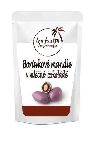 Mandle v čokoládě s borůvkovou polevou 1 kg LES FRUITS DU PARADIS