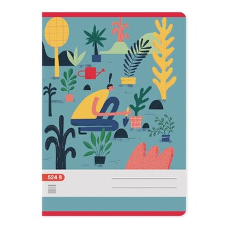 Papírny Brno - Školní sešit Premium 524 - A5, 20 listů, linkovaný - 20 ks