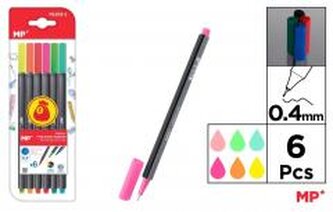 Cienkopis 0.4mm 6 kolorów