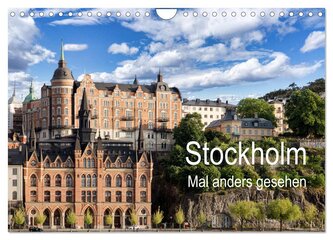 Stockholm - Mal anders gesehen (Wandkalender 2026 DIN A4 quer), CALVENDO Monatskalender