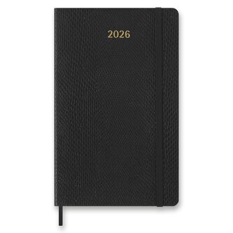 Diář Moleskine Precious & Ethical 2026 - měkké desky, L, týdenní, černý