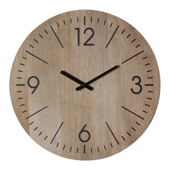 Nástěnné hodiny VICO hnědá O 40 cm Mybesthome