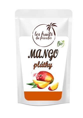 Mango plátky Bio 500 g LES FRUITS DU PARADIS