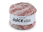 Pletací žinylková příze Dolce Vita 150 g - 1 ks - 2 (3409) pudrová