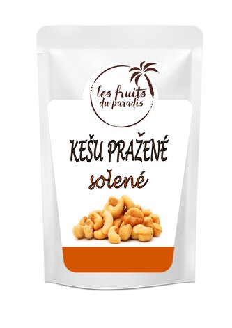 Kešu ořechy pražené solené 200 g LES FRUITS DU PARADIS