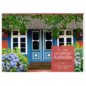 Der echte 100-jährige Kalender Anno Domini 2026