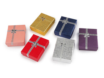 Krabička na šperky 7x9 cm - 12 ks - mix