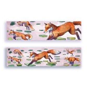 Zakładka kartonowa - Skaczący lis