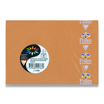 Obálka CF - C6 cappuccino samolepicí. 120 g. (20 ks)