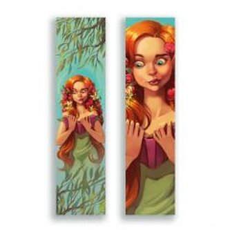 Zakładka kartonowa - Elfka książkowa