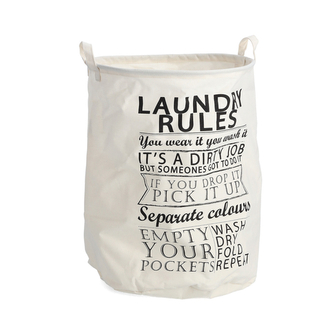 ZELLER Laundry Rules, 38x48 cm, 54 l