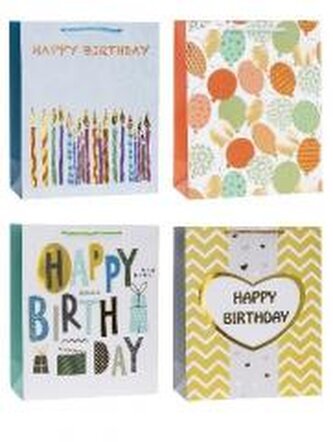 Torebka ozdobna hot stamp 31x42x12cm mix ROZETTE