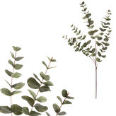 Eukalyptus - umělá větev, velké listy, 110 cm, zelený