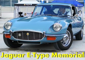 Jaguar E-Type Memorial (Wandkalender 2021 DIN A2 quer) Jaguar E-Type Memorial (Wandkalender 2021 DIN A2 quer)