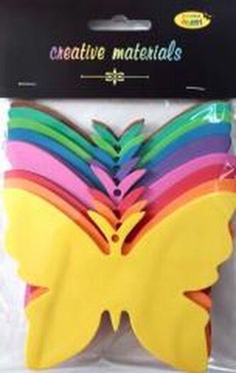 Motyle z pianki 11,5x8,5cm 9szt