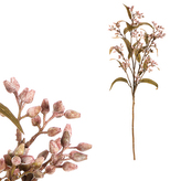 Eukalyptus - umělá větvička, barva růžová