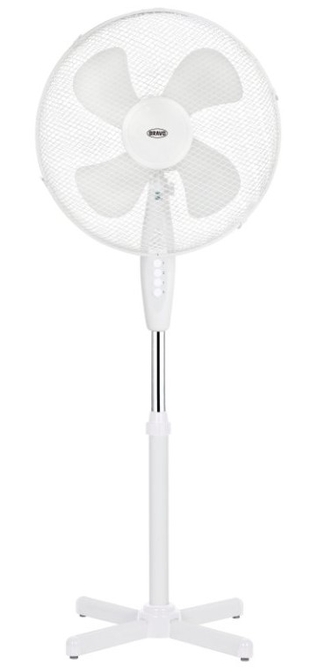 ventilátor stojan B-5022, vrt. d38cm, 45W, křížový podstavec