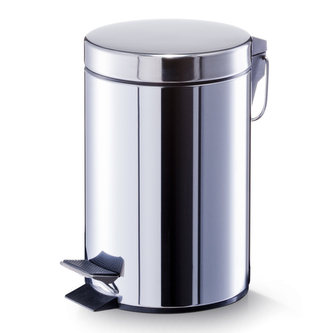 Zeller Koupelnový koš na odpadky 3 litry lesklá ocel