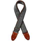 Stagg SWO-LOS-GREY, tkaný nylonový popruh, vzor diamant, šedý