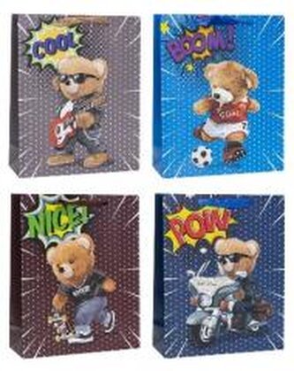 Torebka ozdobna 26x32x10cm mix ROZETTE