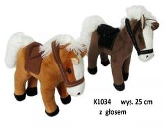 Koń z głosem 25cm MIX