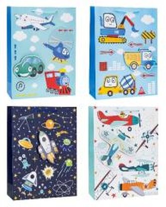 Torebka ozdobna pop-up 18x23x8cm mix ROZETTE