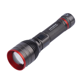 Falcon Eye - Latarka ręczna Alpha 2000 RC - Strobe - Focus - 2000 lm - Czarna - FHH0123