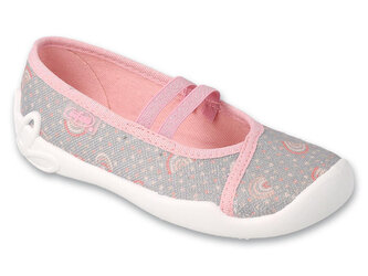 116Y328 31 - dívčí balerínky Befado 2 gumky, duhy 116Y328_33