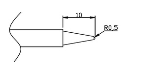 Solight náhradní hrot pro pájecí stanici PHS02