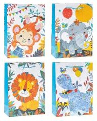 Torebka ozdobna pop-up 31x40x12cm mix ROZETTE