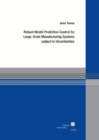 Robust Model Predictive Control for Large-Scale Manufacturing Systems subject to Uncertainties