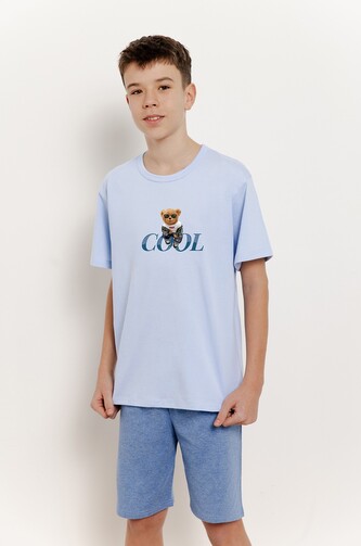 Piżama Taro Lucas 3405 kr/r 146-158 W25 błękitny 158