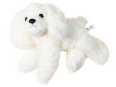 Pies pluszowy biały 25x24cm